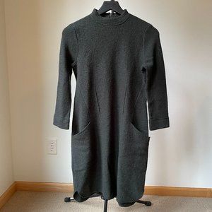Deep Green Wool Anthropologie Dress